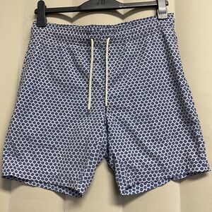 Faherty Men’s Beacon Swim Trunks Board Shorts XS Fish Scale Lined Beach Summer